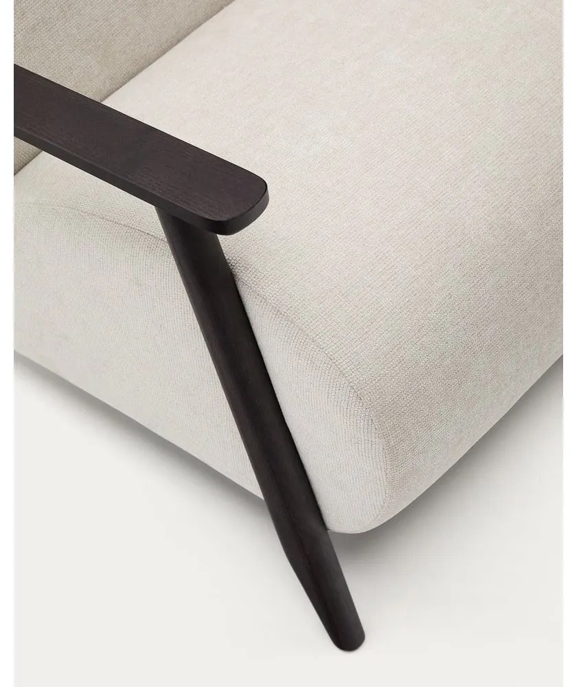 Béžové/krémové ženilkové kreslo Meghan – Kave Home