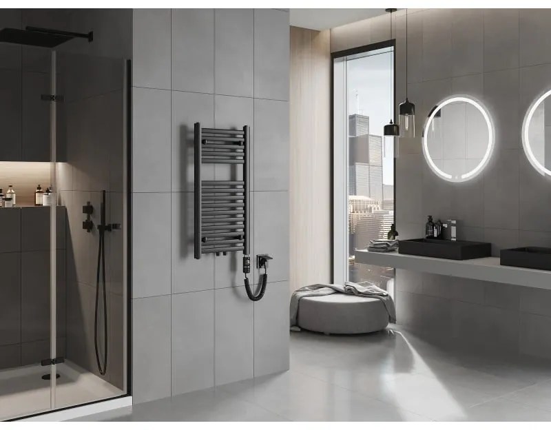 Mexen Hades, elektrické vykurovacie teleso 800 x 400 mm, 300 W, čierna, W104-0800-400-2300-70