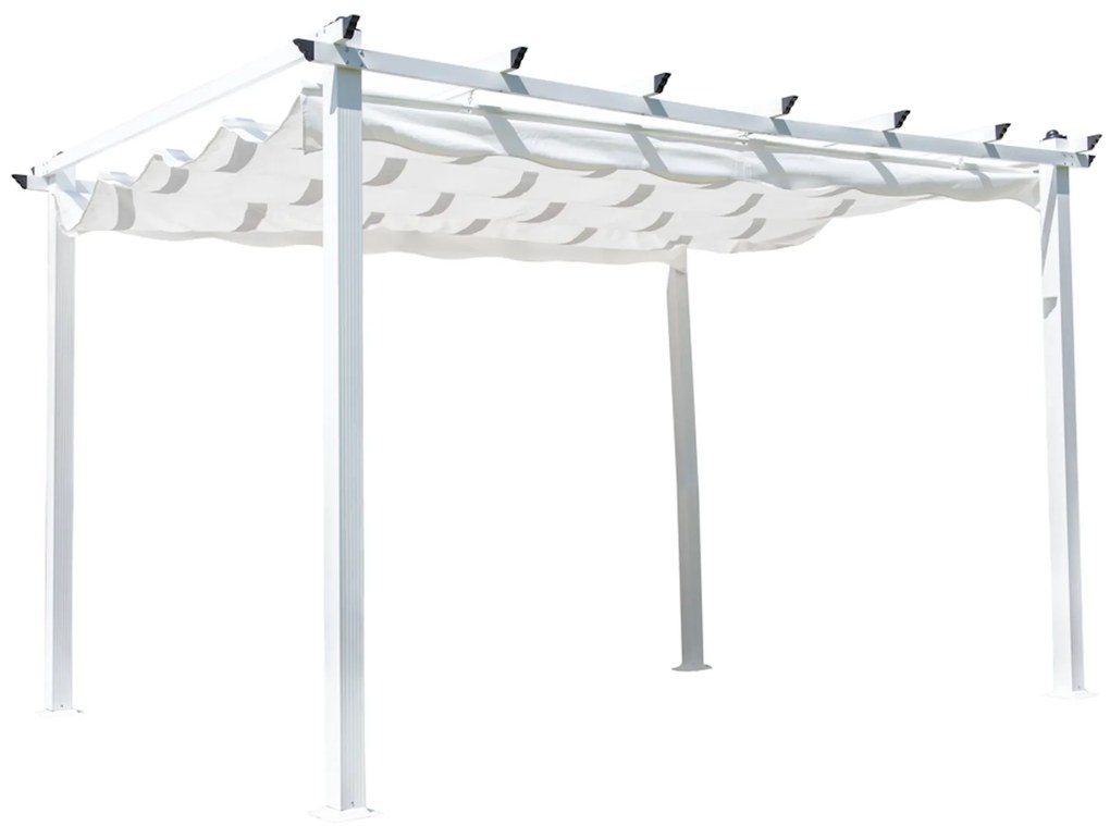 Lazio pergola biela 4x3 m