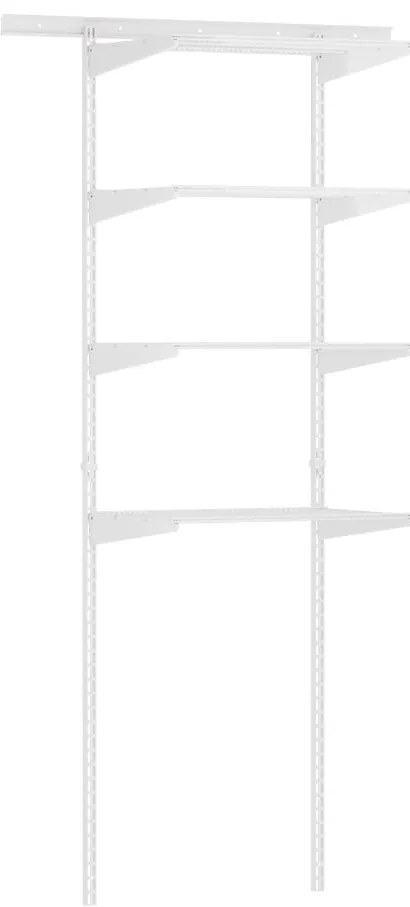 Nástenný regál do práčovne 200x60x40 cm TOPTRACK