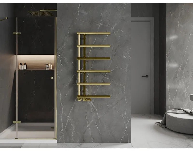 Mexen Jukon, vykurovacie teleso 988 x 500 mm, 364 W, zlatá lesklá, W116-0988-500-00-50