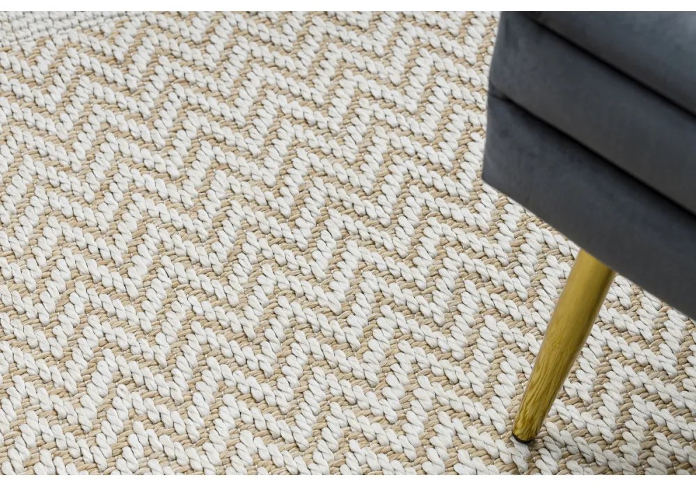 Kusový koberec Tesva krémový 155x220cm