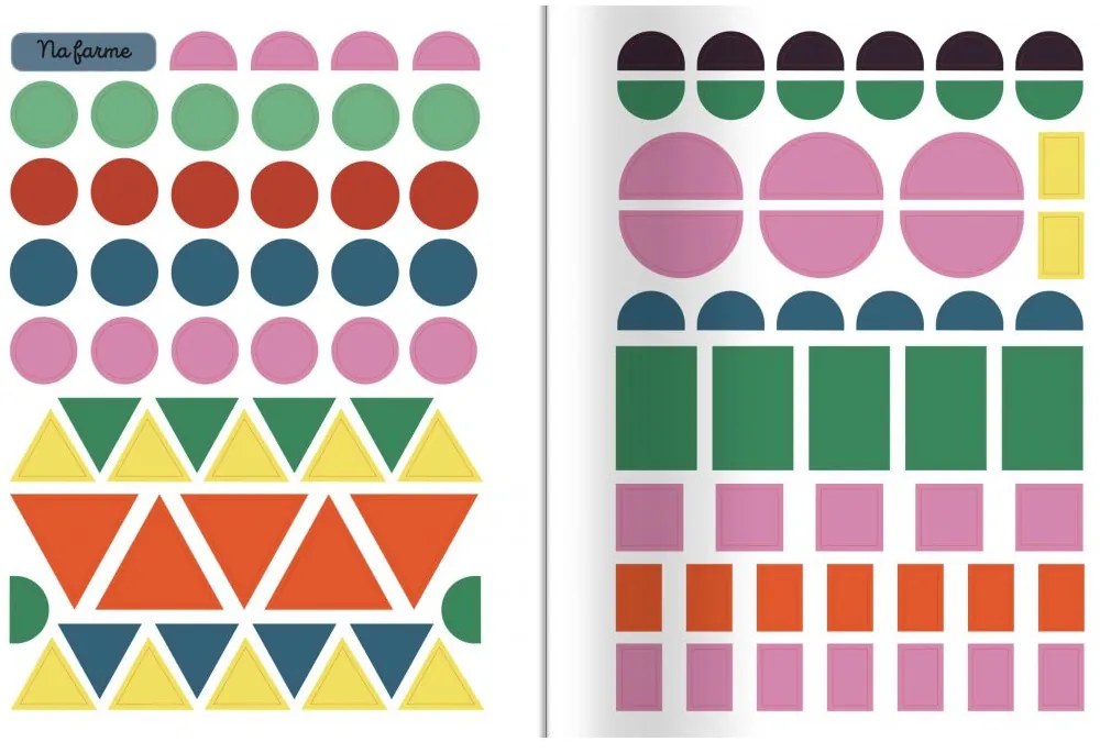 Samolepky s tvarmi - Farma