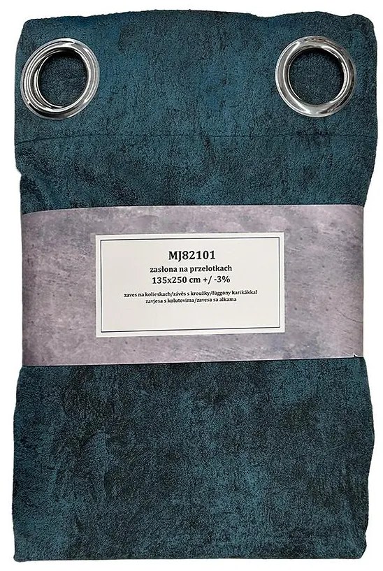 Záves na priechodkách  MJ82101/14 135x250 morská