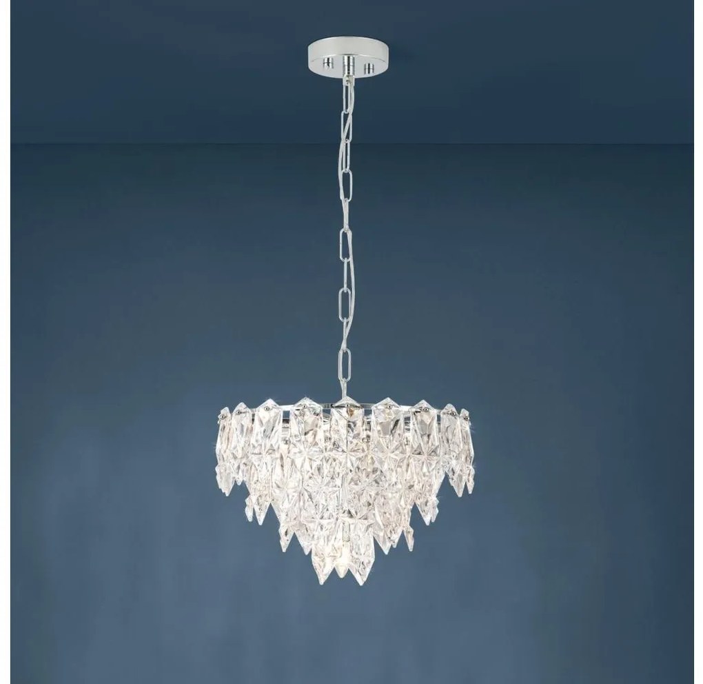 Eglo 39723 - Luster na reťazi CARVARIO 7xE14/40W/230V