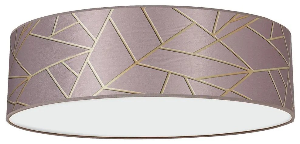 Stropné svietidlo ZIGGY 3xE27/60W/230V ružová/zlatá