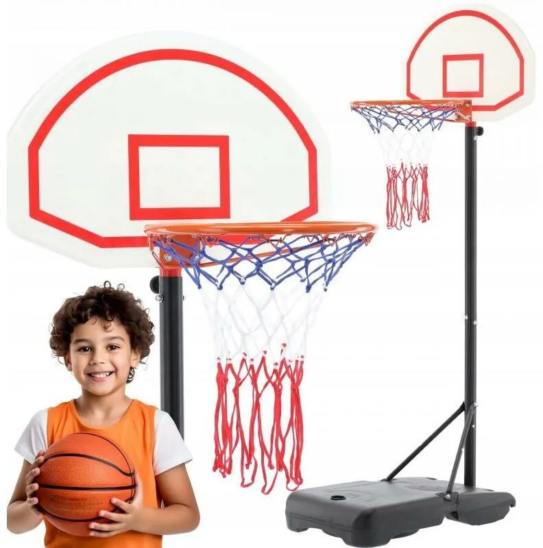 Aldotrade Basketbalový kôš s nastaviteľným stojanom 165 - 205 cm