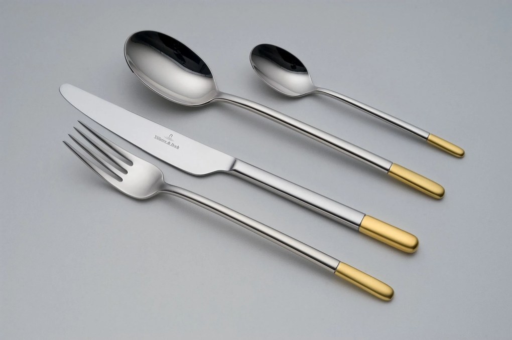 Súprava príborov Ella Partially Gold Plated 24 dielov