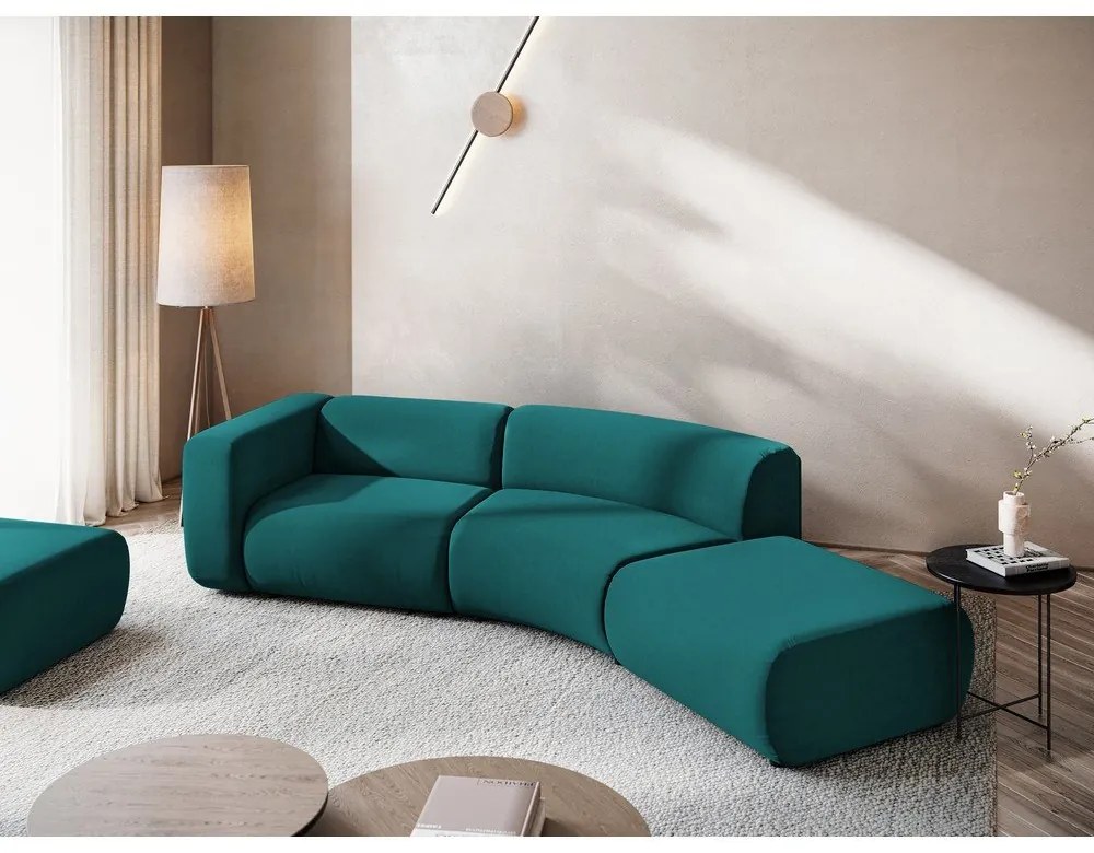 Tyrkysovomodrá zamatová leňoška (pravý roh) Ekahi – Makamii