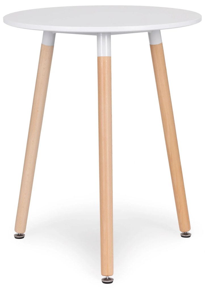 Moderný drevený stôl do kuchyne v obývacej izbe 60 cm