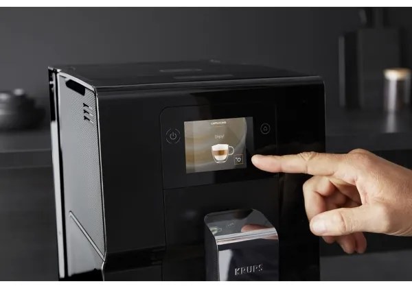 Krups - Aut. kávovar s nádobou na mlieko INTUITION PREFERENCE 1450W/230V čierna