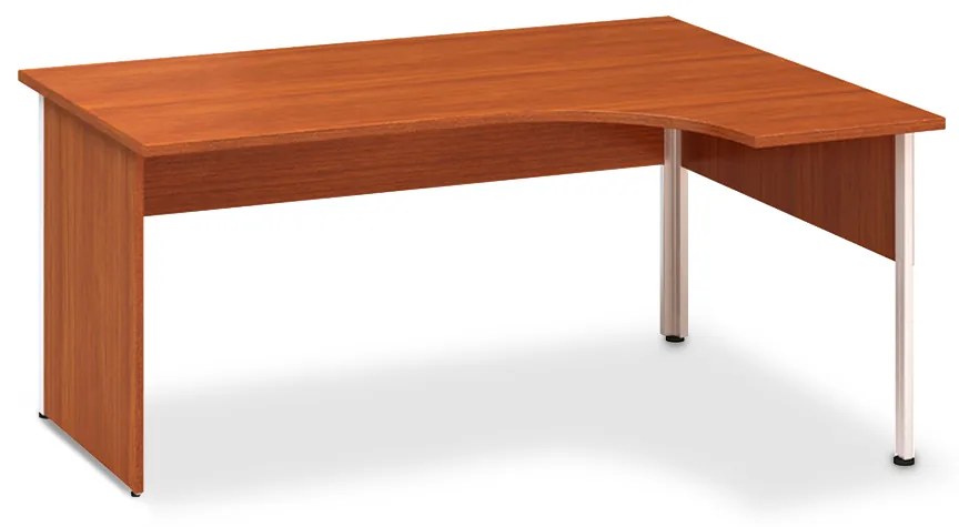 Ergonomický stôl ProOffice A 180 x 120/80 cm, pravý, čerešňa