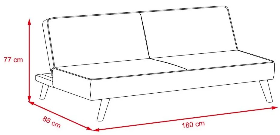 Rozkladacia pohovka Catini KIRA - béžová