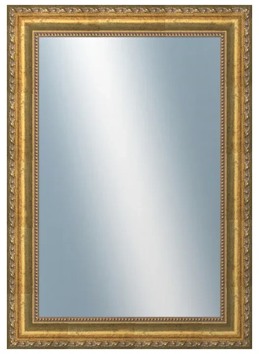DANTIK - Zrkadlo v rámu, rozmer s rámom 50x70 cm z lišty KLASIK zlatá (2824)