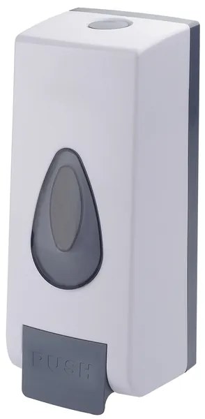 BISK Erga M1, dávkovač tekutého mydla 600ml, biela-šedá, ERG-08074