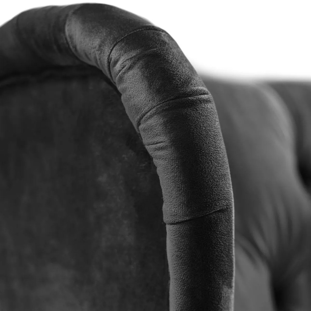 KRESLO UŠIAK BRUNO 2 CHESTERFIELD ROYAL VELVET 214