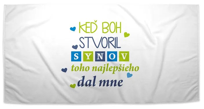 Sablio Uterák Keď Boh stvoril synov - 50x100 cm