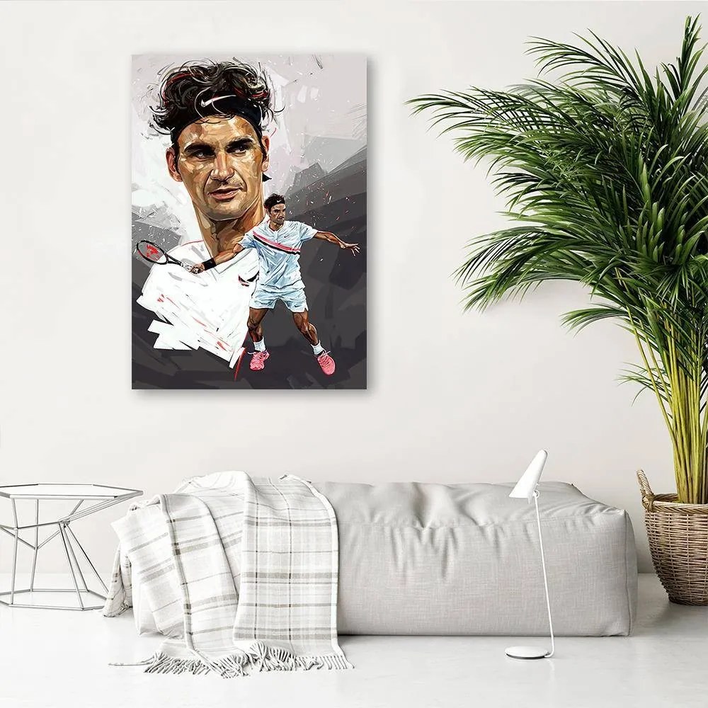 Gario Obraz na plátne Roger Federer - Dmitry Belov Rozmery: 70 x 100 cm