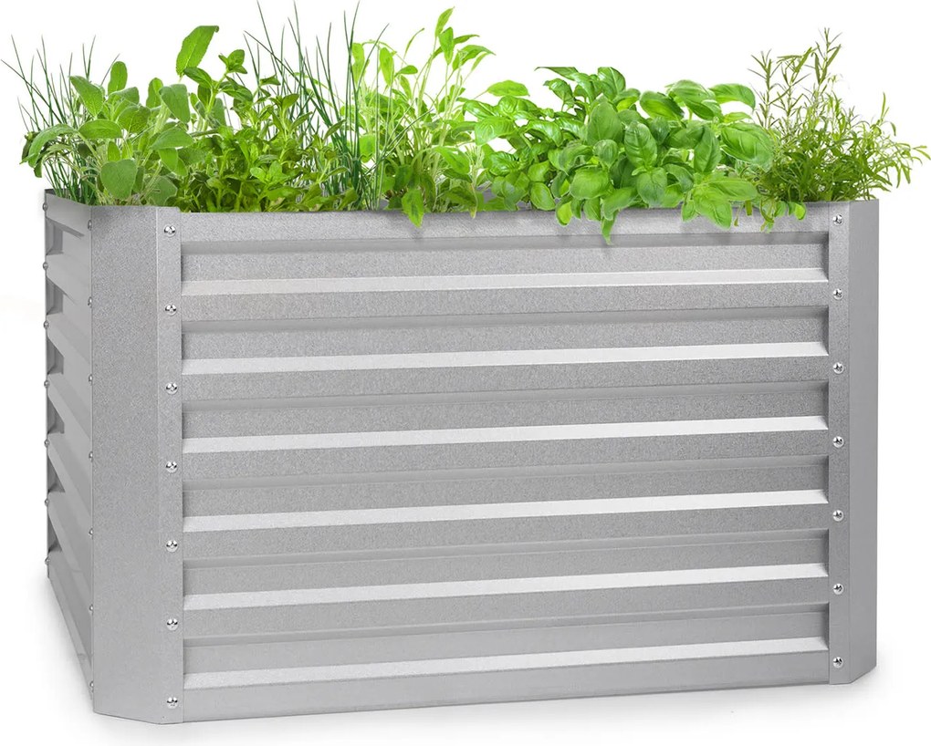 Blumfeldt Blum High Grow Straight, vyvýšený záhon, 100x60x100cm, 600l, oceľ