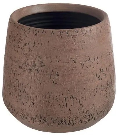 Terakotový hnedý kvetináč Bark - Ø 28 * 26 cm