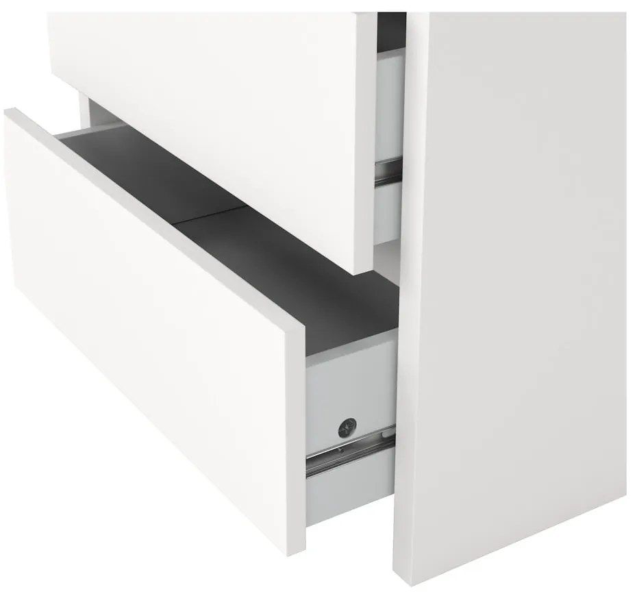 Biely nočný stolík Next – Tvilum