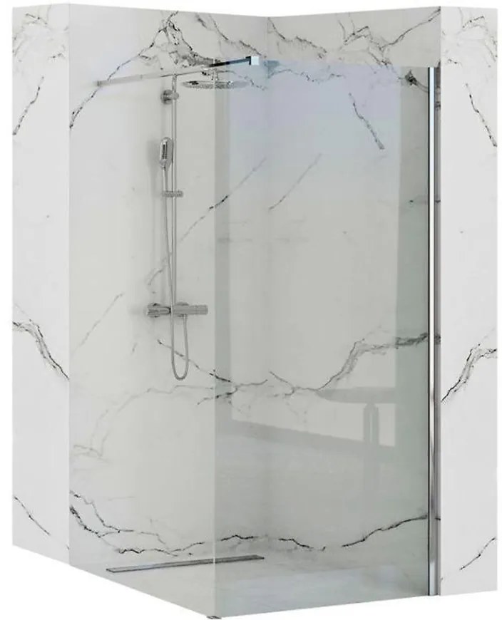 Sprchová stena Walk-in Aero ˝N˝ Rea K7553 90x195 chróm