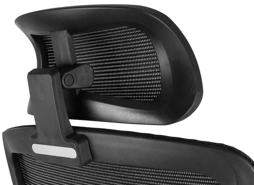 Kancelárska ergonomická stolička Neoseat GARY — čierna, nosnosť 150 kg