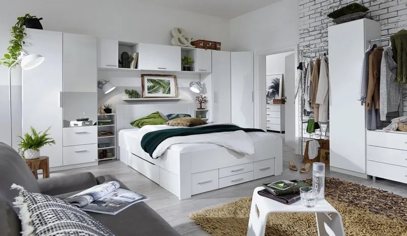 Posteľ Isotta 140x200 cm, biela