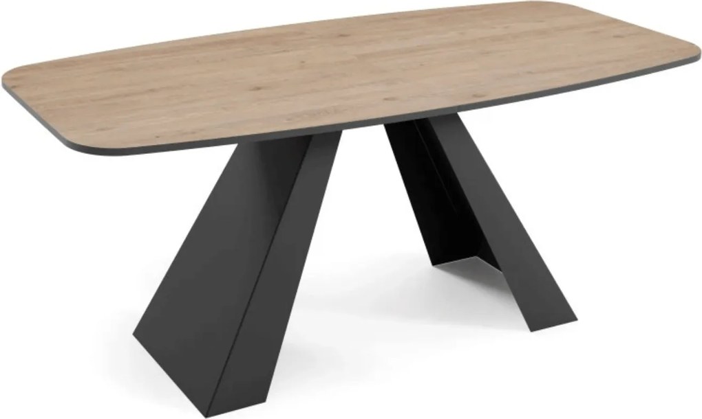 Dizajnový rozkladací jedálenský stôl TYRON Rozmer stola: veľkosť-160cm