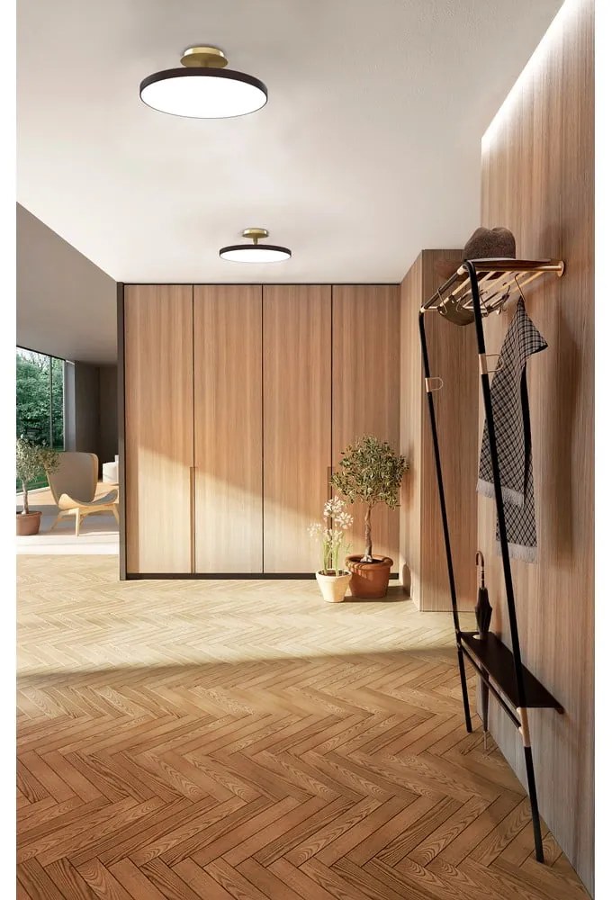 Antracitovosivé LED stropné svietidlo ø 60 cm Asteria Up – UMAGE