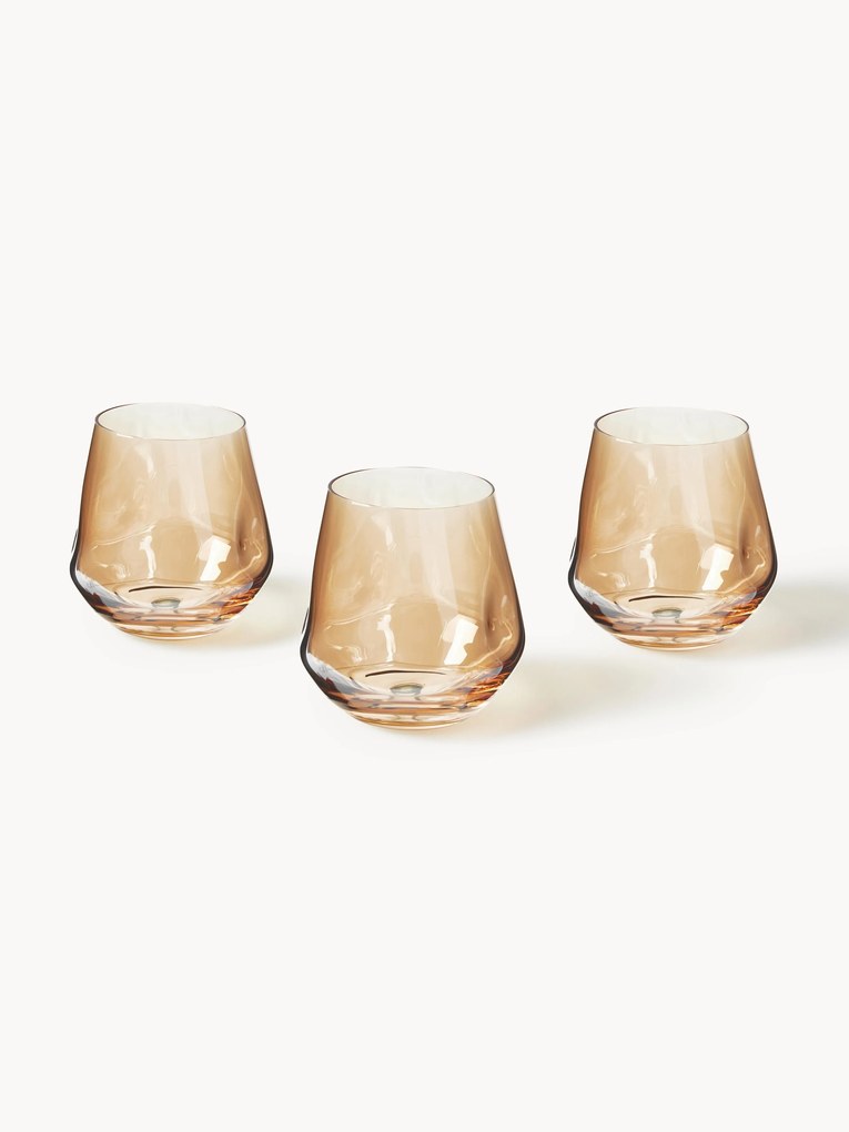 Ručne vyrobené svietniky na čajové sviečky Luster, 3 ks