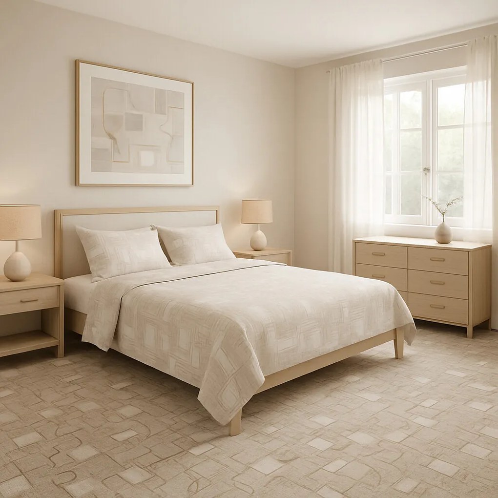 Metrážny koberec Libra 39, na mieru, šíře 4m,5m, béžová, filc, chodba / predsieň, AladinWorld Expres