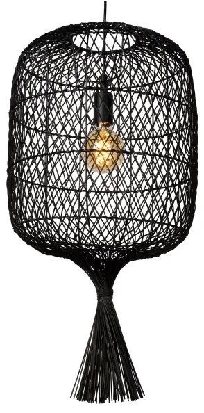 Lucide 03436/40/30 - Luster na lanku GARVE 1xE27/40W/230V čierna
