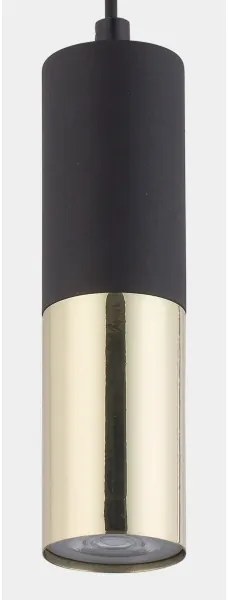 Luster na lanku ELIT 1xGU10/10W/230V čierna