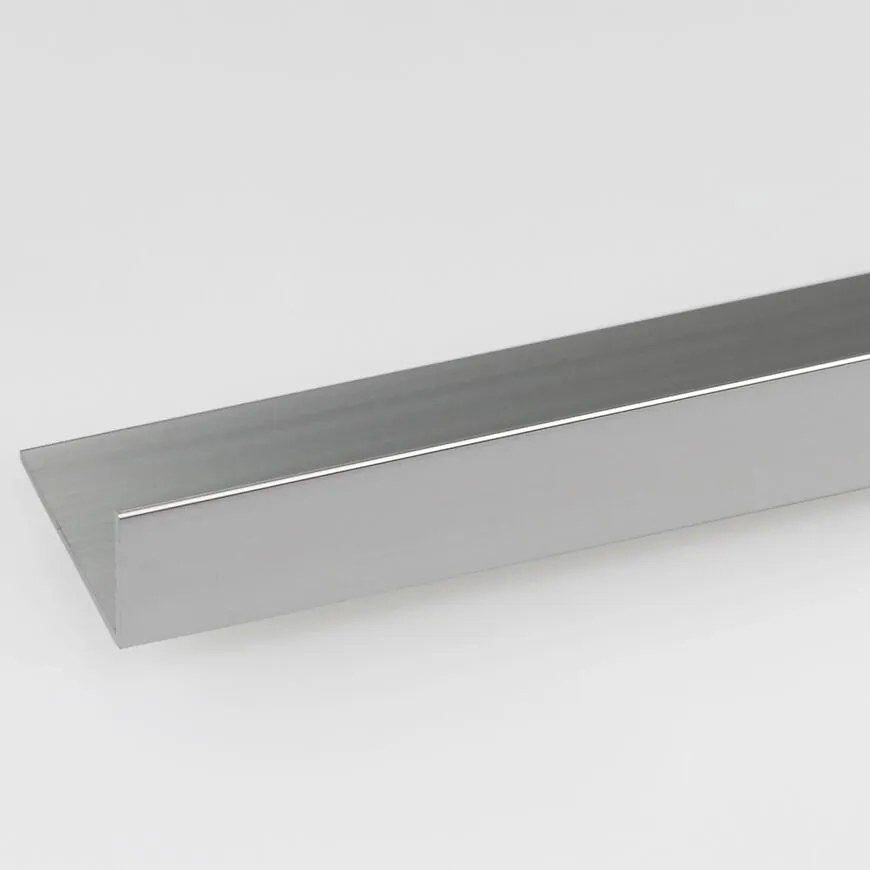 Profil uholníkový hliník  chróm 10x15x1000