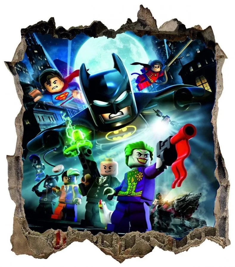 Nálepka na stenu lego Batman HIT 47x54cm