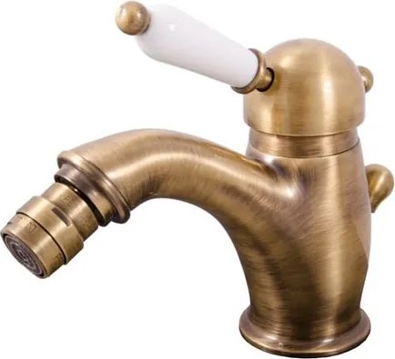 RAV SLEZÁK Labe bidetová batéria s výpusťou stará mosadz L545.5SM