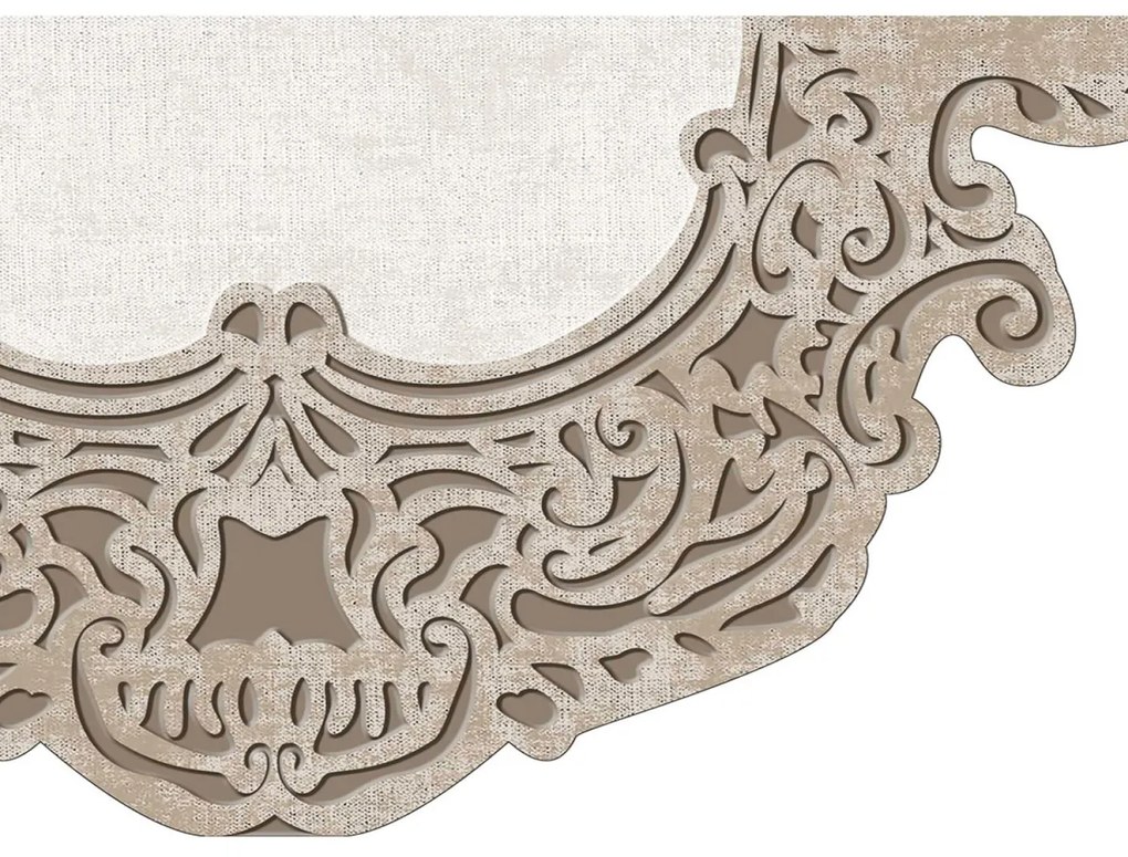 Súprava 2 kusov kúpeľňových predložiek QueensBathroom béžová