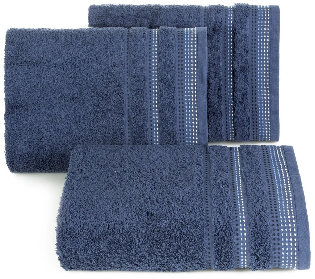 FROTÉ UTERÁK POLA9 70X140 CM TMAVOMODRÁ