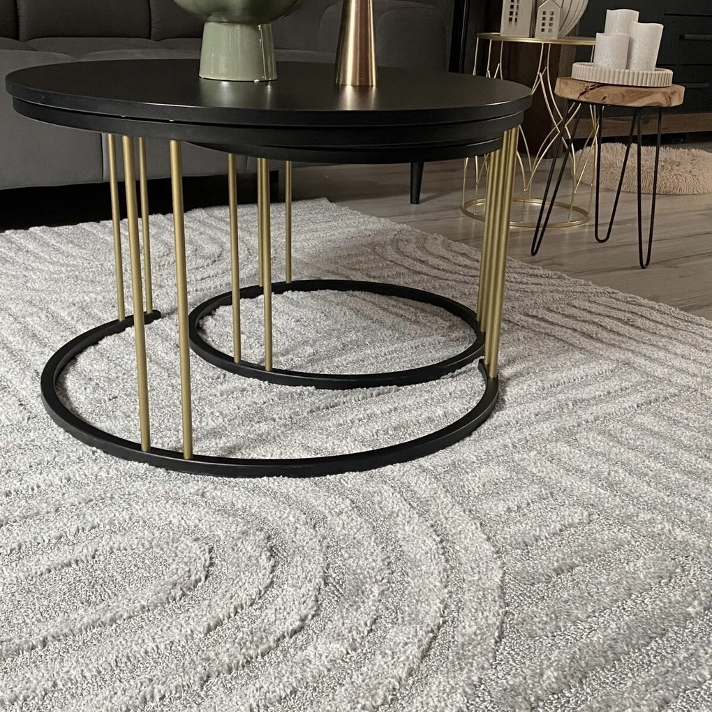 Ayyildiz, Kusový koberec Art 1121 Silver, 140x200, šedá, obývacia izba