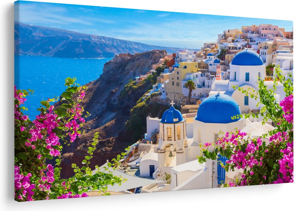 Obraz - Santorini, Grécko (90x60 cm)