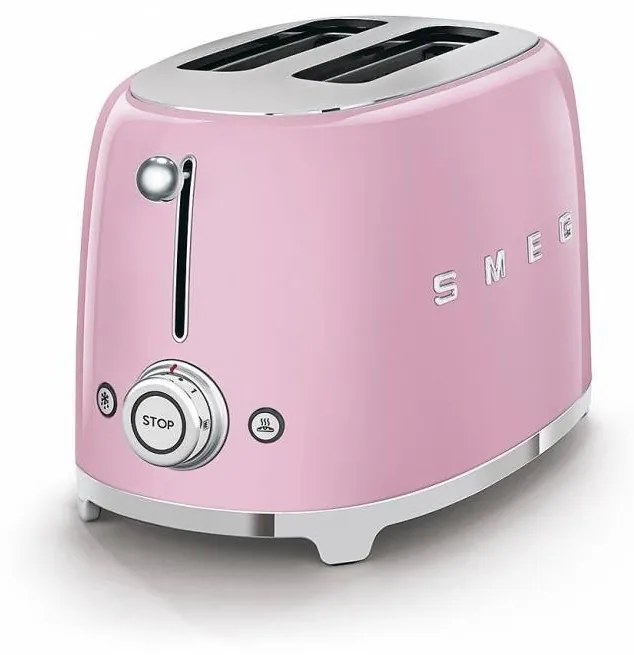 SMEG 50's Retro Style toustovač P2 ružová TSF01PKEU, ružová