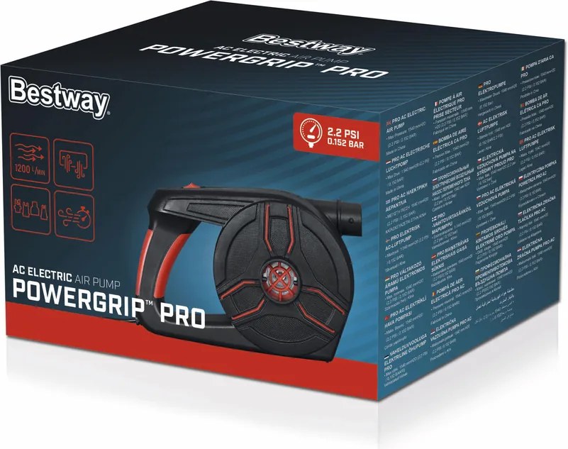 LEAN Elektrická pumpa do zásuvky Powergrip PRO Bestway 62247