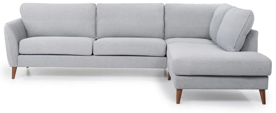 Svetlosivá rohová pohovka (pravý roh) Paris - Scandic