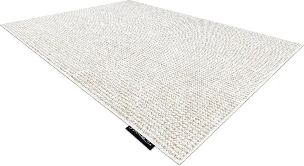 Metrážny koberec CASABLANCA LOOP biely / béžový