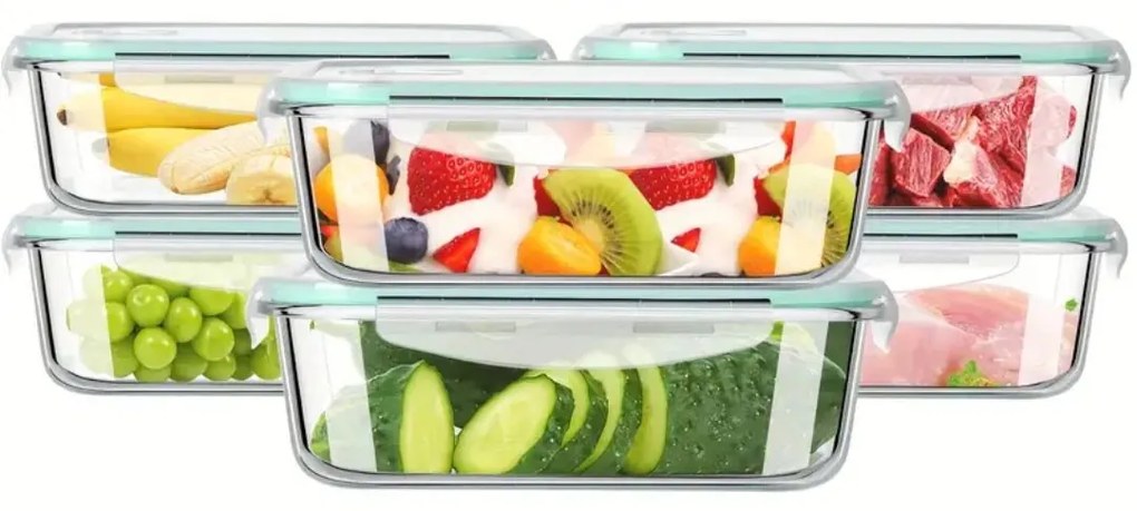 Orion Sklenená zapekacia misa, krabička na obed a desiatu, zelená - 1,5 l