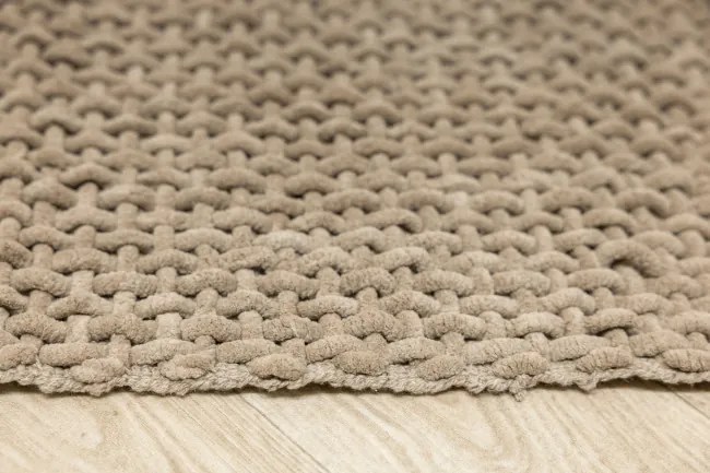 Kúpeľňový koberček MOKO svetlohnedý