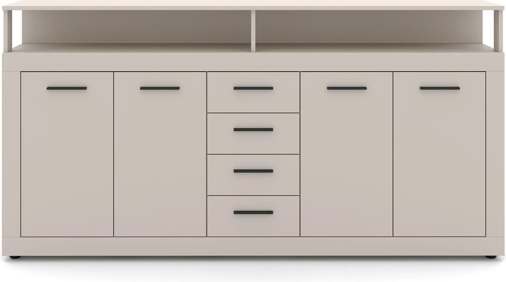Komoda Luna 190 cm kašmírová