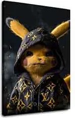 Obraz Pikachu: Streetwear kráľ | Talianske plátno