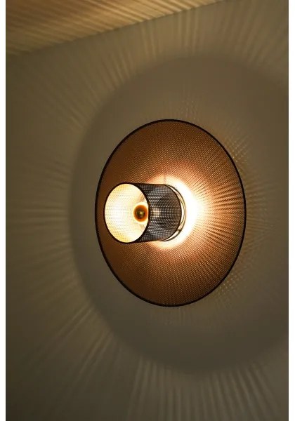 Duolla - Nástenné svietidlo TOKYO SHINY 1xE27/15W/230V pr. 50 cm medená/čierna